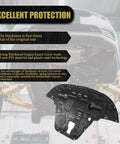 Heavy Duty Engine Splash Shield For Kia K5 2021 To 2025 Underbody Skid Plate Guard showing thick PVC steel construction.