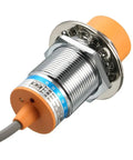 Capacitance Proximity Sensor Switch NPN NO DC 6-36V 300mA 3-Wire 25mm Detect Distance showing metal thread and plastic tip