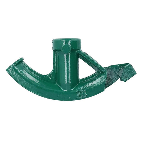 Heavy Duty Cast Iron Conduit Bender For 3/4 Inch And 19mm Metal Pipe Bending, green manual tool for precise bends.