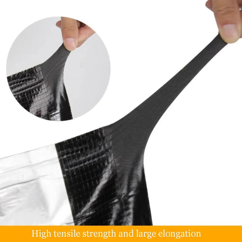 No Fuss Tough As Nails Self Adhesive Ice And Water Shield Roof Flashing Tape demonstrating high tensile strength and flexibility.