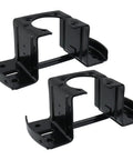 Two Pack Ceiling Fan Mounting Brackets, Universal Hanging Brackets for Home Ceiling Fans, Durable Black Iron Construction