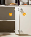 4 Pack 135 And 165 Degree Lazy Susan Hinges Slick Tool Free Clip On Setup For Corner Cabinets Smooth Operator Soft Close Bifold Design Knock Out Quick Install Project showing cabinet with angles labeled.