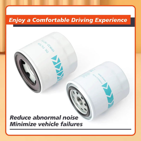 Maintenance Filter Kit For RTV X900 HST Utility Tractors And Kubota Select Models showing two white cylindrical filters