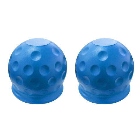 2 Inch Rubber Trailer Ball Cover 2 Pack Waterproof Towing Hitch Ball Protector Dustproof Sleeve Universal Fit For Truck RV Trailer Car Accessories Blue Durable Built Tough Weatherproof Quality