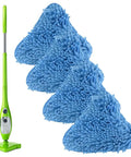 Premium Steam Pocket Replacement Mop Pads In Bright Coral For Steamboy H2O X5 S302 Machines, microfiber cloth, 7.5x9.75 inches.
