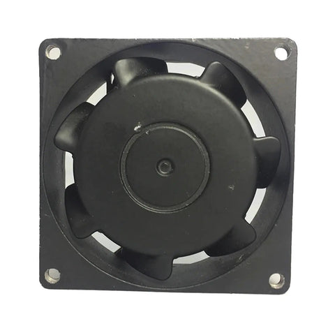 Black 80x80x25mm Axial Flow Cooling Fan For Industrial Cabinets 220V Power 0.10 0.06A Draw High Airflow Ventilation Fan