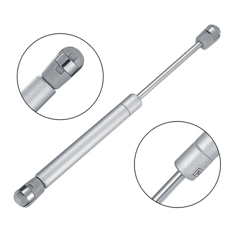Close-up of 100N soft close cabinet gas struts for cabinets and storage, heavy-duty hydraulic support with easy installation features.