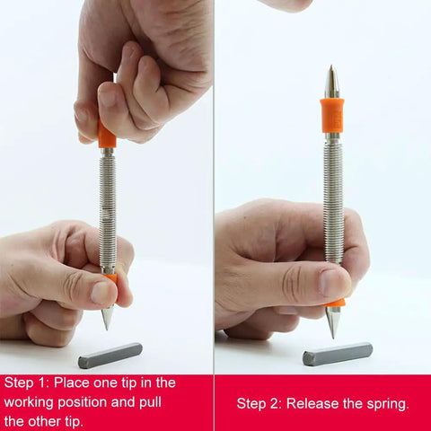 Using Do It All 5 Piece Nail Setter And Door Hinge Tool Set With Dual Head Punches for precise pin removal.