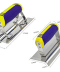 3 Piece Stainless Steel Concrete Tools Set With Finishing Trowel 11 By 4 Inch Edger 6 By 3 Inch One Half Inch Radius Groover Ergonomic