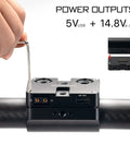 Person assembling Pro Ring Grip Power Hub For DJI RS2 RS4 RS5 Rig Powers Monitors And Wireless Video Gear with hex key.
