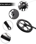 52T 170mm Crank Arm For Single Speed Road Bike Fixie Replacement Crankset With Durable Iron Construction High Performance Chainring detail