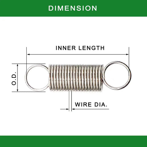 Must Have Small Extension Springs Assortment Kit 150 Piece Set With 15 Different Sizes In Stainless Steel 304 Rust Resistant Wires
