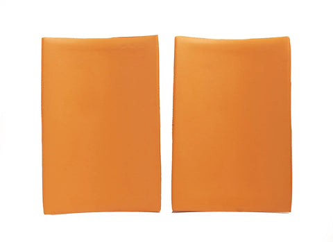 Heavy Duty Knee Pads With Extra Thick Foam Cushion And Soft Inner Liner, Adjustable One Size Fit, Hi Viz Orange Knee Savers