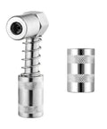 90 Degree Grease Coupler Adapter With Sleeve For Tight Spaces Right Angle Grease Gun Fitting in heavy duty metal finish