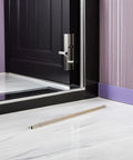 6 Piece Automatic Door Closer Spring Set For Cabinets And Doors With Adjustable Tension in front of a black door