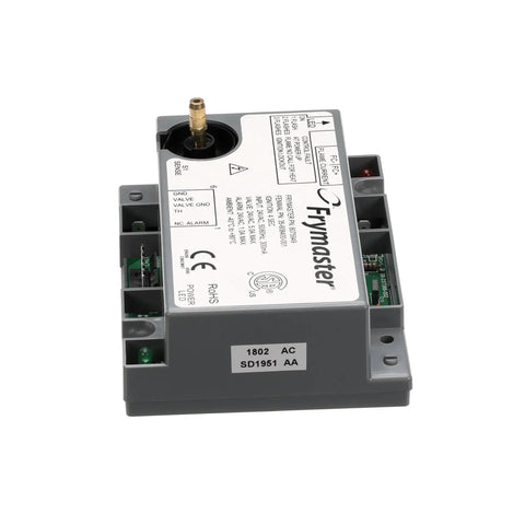 24V DSI Ignition Module 8075949 Fenwal OEM Replacement For Fryer Equipment, top view with terminals and spark connector