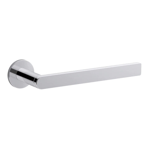 Composed Bathroom Towel Arm In Polished Chrome Durable Corrosion Resistant Towel Bar With Minimalist Design Easy Install Complements