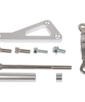 Adjustable Billet Alternator Bracket Kit For Chevy Small Block V8 With Long Water Pump Polished Aluminum components layout