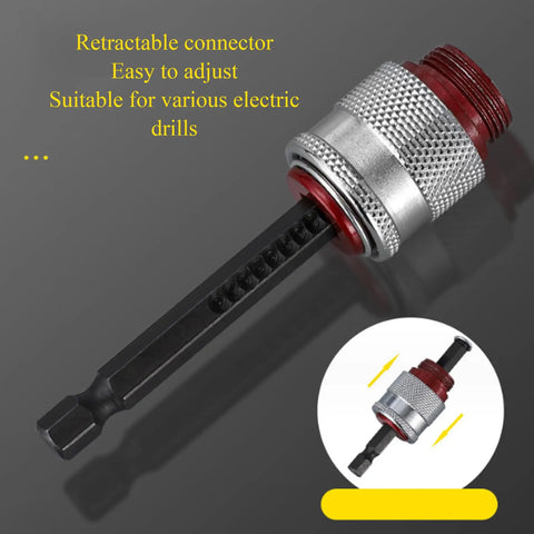 Built Tough Electric Wire Stripper Drill Attachment With Sharp Tungsten Blade, No Sweat Cable Crimper, Effortless Wiring Gear For Tradespeople And Weekend Builders, retractable drill connector.