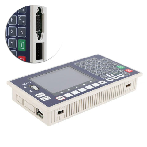 4 Axis CNC Motion Controller System For Servo And Stepper Motors, Programmable CNC Controller With Large LCD Display, pulse-ready unit with USB and keypad