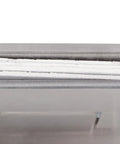 Close-up of Stainless Steel Double Opening Shower Door Hinges 90-Degree Hardware showing brushed finish and smooth operation.