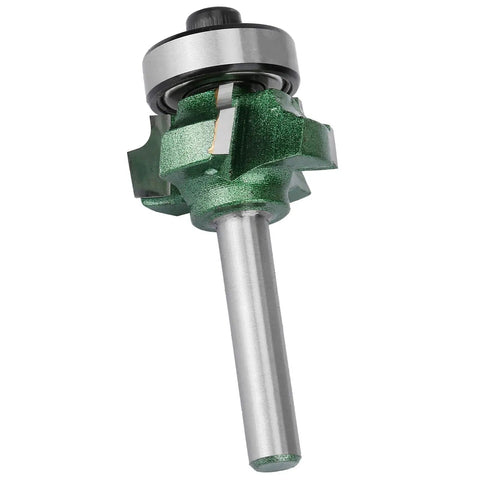 Pro Woodworking Router Bit With 4 Sharp Teeth For Precise Edge Trimming And Banding Cleanup R1 R2 R3 with durable steel shank.