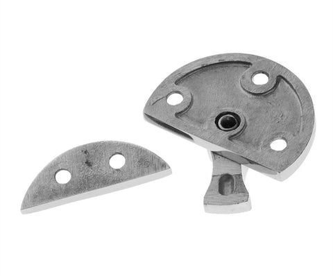 Stainless Steel 316 Round 45mm Boat Door Cabinet Hatch Turn Button Twist Catch Latch Marine Hardware Accessories Two Pack Lockable