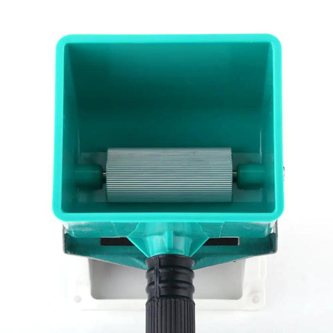Handheld Adhesive Roller Knock Out Any Woodworking Or Crafting Job Smooth Operator Glue Spreader With Adjustable Flow And Comfortable Non Slip Grip Portable Applicator top view of adhesive roller and green glue cup