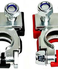 Heavy Duty Battery Terminal Clamps Kit With Universal Compatibility For Cars And SUVs, Positive And Negative Posts
