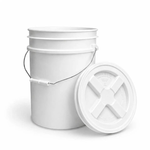 Top Shelf 5 Gallon Bucket Pack Of 6 With Secure Gamma Screw Lid Food Grade Bpa Free Hdpe Bulk Storage Containers For Pantry And Utility Work That Truly Saves Your Hide On Busy Days