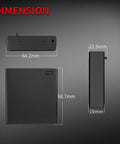 Go Big Or Go Home Heavy Duty 4 Aa Battery Holder With Switch And Tipped Leads For Snappy 6 Volt Hookups dimensions diagram