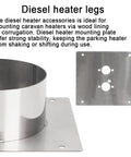 Heavy Duty Diesel Heater Turret Mounting Plate for Air Top 2000 Series and Airtronic D2 D4, stainless steel view