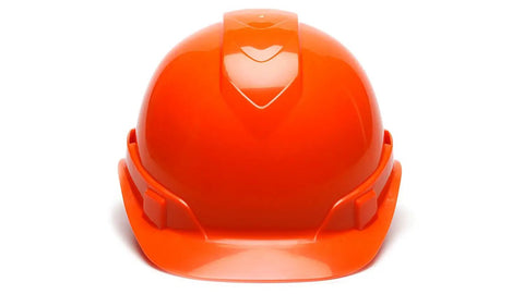 Ridgeline Cap Style Hard Hat With 4 Point Ratchet Hi Vis Orange Lightweight ABS Workhorse Safety Helmet For Work Low Profile Fit