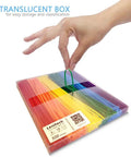 Hand picking green zip tie from 8 Inch Heavy Duty Cable Ties Assorted Colors 300 Pack For Home Office Cord Management