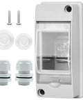 Waterproof Distribution Protection Box For Breaker Electrical Panel With Transparent Cover, ABS Plastic, IP65