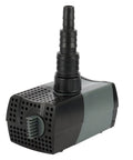 Submersible Water Pump With Fountain Jets For Ponds Fountains Aquariums And Aquaponics Easy Setup Adjustable Flow Control Jet Nozzles Hose Attachments