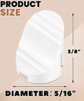 Close-up of 25 Pack Doors Frame Plugs Five Sixteenth Inch By Three Eighth Inch Screw Hole Plugs for Entry Doors showcasing size
