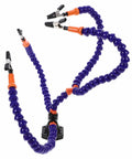 Adjustable Clamp Soldering Stand and Helping Hand for Welding PCB Repair and Electronics, Durable Blue Accessory