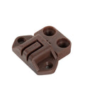 Hardcore Table Alignment Lock And Strike Kit Brown Shade 10 Pack heavy duty cabinet hardware piece in brown color.