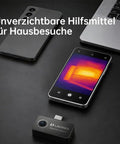 Grab And Go Portable Android Type C Thermal Camera 128 By 96 IR Resolution With Plug And Play Home Inspection Ready For HVAC Auto And Pet Detection Clear Thermal Imaging And Real Time Temperature Readouts, USB-C camera and phone