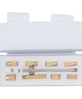 Kit of Brass Threaded Soldering Iron Tips Heat Set Inserts in case, 3D printer accessories, interchangeable with 936 tips