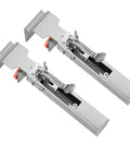 Adjustable Drawer Fixing Clamps Set Front Mount Stainless Steel Hold Down Clips For Cabinets And Desks Easy Install 2 Pieces