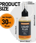 30ml bottle of Liquid Solder Flux For Electronics No Clean 30ml Pro Grade Rosin Flux Lead Free Anti Corrosion For PCBs