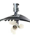 Outboard And Stern Drive Hydrofoil Stabilizer For 40 To 350 HP Boats, Sport 300 And Whale Tail Compatible attached to motor