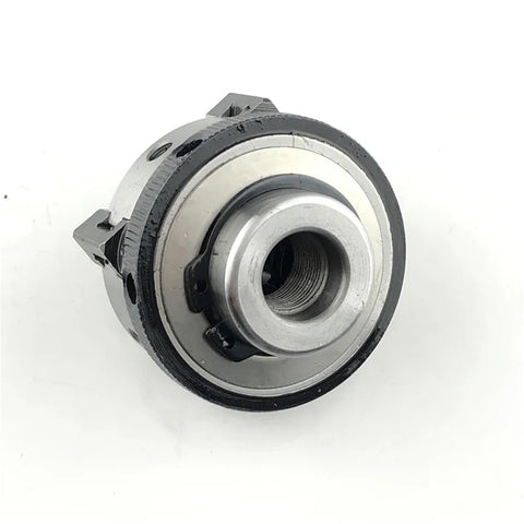 Heavy Duty 50mm K02-50 Self Centering Lathe Chuck With Four Jaws for Mini Wood Lathe, showing metal construction and M14 thread.