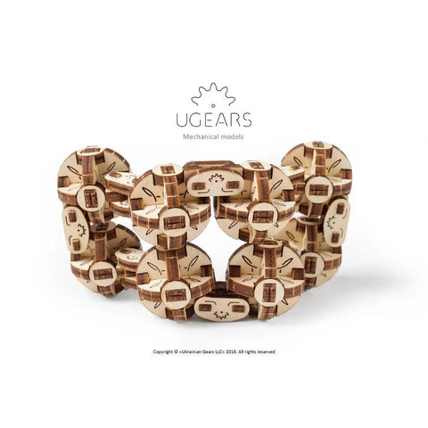 Flexi Cubus Mechanical Wooden 3D Puzzle Cube Of Eight Jointed Spheres With Flexible Connectors For Rolling Motion Awesome Geometric Construction Kit For STEM Play Mind Blowing Brain Teaser, wooden 4.5x2.4x1.1 in puzzle