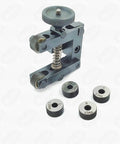 Boss Tool Steel Knurling Tool Set For Lathe Machines, 2 Inch 50 mm Capacity, Includes 3 Pairs Of Diamond Pitch Hardened Knurls