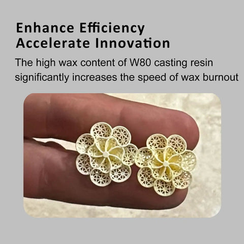 Game Changing Castable Jewelry Resin For Dlp Lcd 3D Printers 405Nm Uv Curing High Wax Blend No Sweat Burnout With Killer Resolution Smooth Workflow White 500G