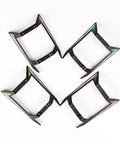 M1 EVO Landing Skids Set Replacement Parts For RC Helicopters Yellow OSHM1211Y shown in square layout