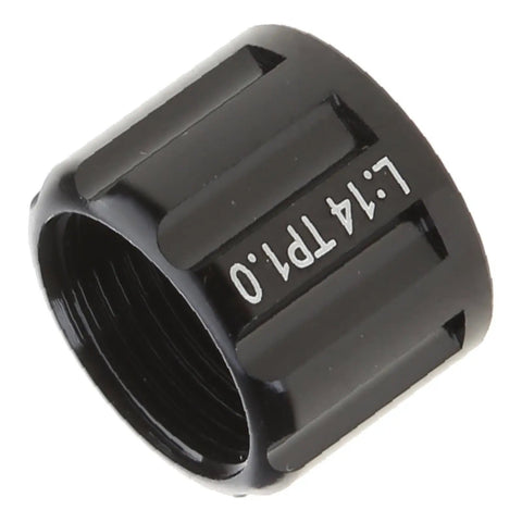 Black aluminum Thru Axles Nut M12 M15 Thread For Front And Rear Bike Hubs Tube Shaft Skewer Cap Quick Release Nut